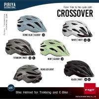 ราคา หมวกจักรยาน MET Crossover มีไฟท้ายหมวก ถอดแก๊ปได้ (26991107998)