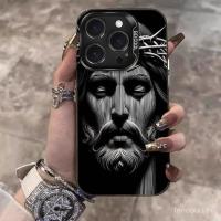 ราคา Creative Zeus ทาสีตัวอักษรเคสโทรศัพท์ประณีตเหมาะสําหรับ iPhone 17promax 13pro 11promax 14 กันกระแทก 16plus 12 7plus 15 14pro 16promax เคสกันกระแทก (29094263025)