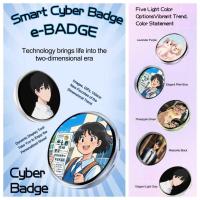 ราคา สมาร์ทแบดจ์ดิจิตอล หน้าจอ LED แสดงภาพสามารถเชื่อมต่อผ่านบลูทูธได้ (Image / GIF / Video) (46401518671)