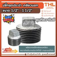 ราคา ปลั๊กอุดประปา ขนาด 1/2 - 1.1/2 นิ้ว ปลั๊กอุด ปลั๊กอุดเหล็ก เกลียวนอก ชุบกัลวาไนซ์ เหล็กประปา (25503672229)