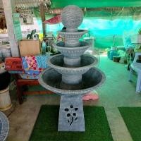 ราคา น้ำพุ น้ำล้น อ่างน้ำล้น น้ำพุตั้งพื้น จัดสวน แต่งสวน บ้านและสวน น้ำล้นหน้างบ้าน เสริมฮวงจุ้ย สูง 150 ซม (แถมฟรีปั้มน้ำ) (28403089973)