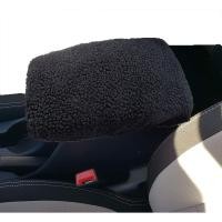 ราคา Made in USA ออกแบบสําหรับ Hyundai Elantra 2017-2022 Faux Sherpa Auto Armrest คอนโซลกลางฝาครอบ Protector สีดํา (52357052251)