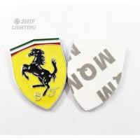 ราคา ราคาต่อ 1 ชิ้น โลโก้ เฟอรารี่ งานโลหะ Small Metal Yellow SF Horse Logo Car Auto Emblem Badge For FERRARI (4379320578)