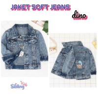ราคา DINO JACKET JEANS JACKET DENIM JACKET เสื้อแจ็คเก็ต (42805819544)