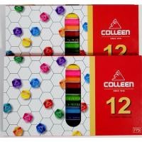 ราคา ขายดี!!ดินสอสีคอลลีน สีไม้คอลลีน 12 สี Colleen รุ่น775 แท่งยาว หัวเดียว จำนวน1 กล่อง พร้อมส่ง!! (11850569981)