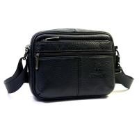 ราคา Chinatown Leather กระเป๋าสะพายผู้ชายหนังแท้ใบกระทัดรัด สีน้ำตาล (7906687304)
