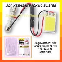 ราคา COB 18 Superbright 12V แสงสีขาวภายในรถ Cabin เพดานหลอดไฟ Led (54805156259)