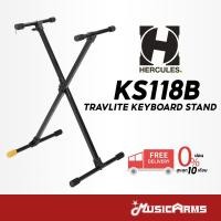 ราคา Hercules KS118B Travlite Keyboard Stand ขาตั้งคีย์บอร์ด Music Arms (26571023984)
