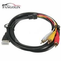 ราคา 59'' HDMI Male to 3 RCA Video Audio Converter Adapter Cable AV Component HDTV Supports 480i, 480P 7 (55254605900)