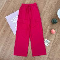 ราคา กางเกงวอร์มคาร์โก้สีชมพูบานเย็น (16699378691)