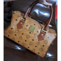 ราคา กระเป๋า MCM แท้ Vintage Boston Bag in Visetos Origina (43424481359)