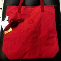ราคา Kipling tote bag shoulder lady's eco-bag สีแดง (908958627)