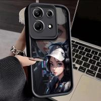 ราคา เคสสำหรับ Infinix Note 30 Note 30 Pro Note 30 VIP 5G GT 10 Pro 5G เคสโทรศัพท์สำหรับหญิงสาวน่ารักหูฟัง (25339780753)