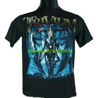 ราคา เสื้อวง Trivium ลาย นักรบจักรกล ทริเวียม เมทัลดีไซน์ล้ำ Graphic Band สีดำ TVM1346 (368238880)
