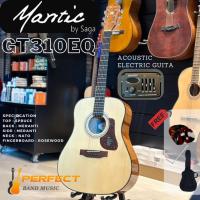 ราคา กีตาร์โปร่ง Mantic รุ่น GT310EQ ของDM-800D ไปพร้อมกระเป๋า+ปิ๊ก+ประแจ กีต้าร์โปร่ง Mantic GT310EQ ของแท้100% พร้อม Set Up (29627287789)