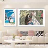 ราคา แต่งงานเพิงอะนิเมะห้องนั่งเล่นญี่ปุ่นวัดอัตสึแต่งงานภาพวาดห้องนอนแต่งงานชั้นวางข้างเตียง QNFZ (48455652738)