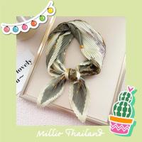 ราคา ผ้าพันคออัดพลีท By Millie Thailand (25008530650)