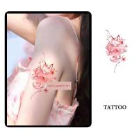 ราคา แทททูรอยสักกันน้ำ แทททูกันน้ำ สติกเกอร์ลายการ์ตูนน่ารัก ดอกพีช และสัญลักษณ์สีสันสดใส สำหรับรอยสัก (45157134503)