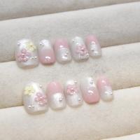 ราคา (เล็บปลอมตาแมว) ชิ้นเล็บที่สวมใส่ด้วยมือ ชิ้นเล็บถอดเพชร ชิ้นเล็บตาแมวดอกไม้หวาน ชิ้นเล็บแก๊สนางฟ้า รหัสย่อย (56601297444)
