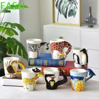 ราคา FASH แก้วกาแฟสัตว์ 3D ความจุ 400ML 3D Animal Shape Handle ถ้วยเซรามิคน่ารักสบาย Grip Anti-scald ทนความร้อนมือทาสีสัตว์แก้วของขวัญวันเกิด (40828821691)