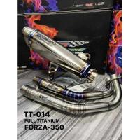 ราคา ท่อ GP racing FULL TITANIUM forza350/adv350 (43856018683)