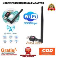ราคา USB WIFI WIRELESS ADAPTER 300Mbps 802.IIN / DONGLE WIRELESS ADAPTER WIFI / ANTENNA ADAPTER USB WIFI 2.0 ไร้สาย (25813599274)