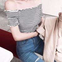 ราคา เกาะอก ปาดไหล่สม็อค ยืดทั้งตัว (6745821959)