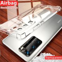 ราคา เคสโทรศัพท์ใสกันกระแทกสำหรับ หัวเว่ย HUAWEI P40 P40Pro P40Pro+ P40Lite P50 P50Pro P 40 50 Pro plus Lite E 4G 5G โปร Phone Case เคสโทรศัพท์ TPU นุ่มใส ถุงลมนิรภัยสี่มุมด้านหลังแบบบางสบาย (13816470959)