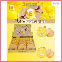 ราคา (S922) Sasimi Vitamin E Powder เเป้งพัฟ เเป้งผสมรองพื้น เเป้ง2ชั้น คุมมัน ปกปิด ติดทน ขนาด 18 กรัม (29254530126)