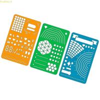 ราคา Doublebuy Lightweight Field Note ไม้บรรทัดที่เข้ากันได้ 3 แม่แบบสําหรับโน้ตสนามร่างที่แม่นยํา (45107478729)