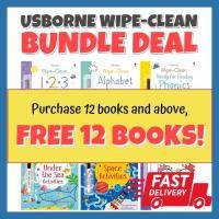 ราคา [Bundle Deal] หนังสือ Usborne Wipe-Clean (56955501082)