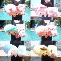 ราคา ตุ๊กตา หมอนผ้าห่ม Kitty คิตตี้ & My Melody มายเมโลดี้ & Kiki & Lala & Cinnamonroll Sanrio นุ่มนิ่ม 15นิ้ว (100x150cm) (805298855)