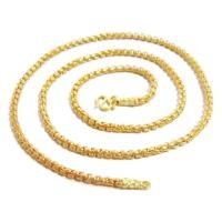 ราคา TANITTgems สร้อยคอทองเหลืองแท้เนื้อดีลายผ่าหวาย สีสวยคล้ายทองโดยไม่ชุบ TNNL014#483 (453191750)