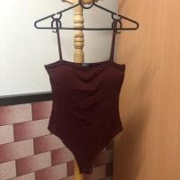 ราคา เสื้อบอดี้สูท ชุดว่ายน้ำ สีไวน์แดง (7903797046)