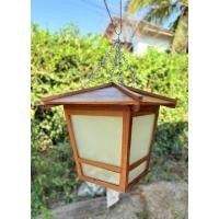 ราคา โคมไฟแขวนไม้สัก สไตลญี่ปุ่น (29276265144)