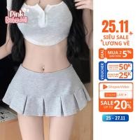 ราคา HAVATA BOUTIQUE กระโปรงพลีทสั้นหนังปลานุ่มลื่น ความยาวกระโปรง 28cm (56156491015)