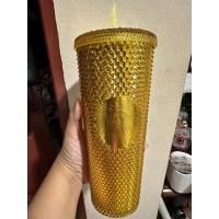 ราคา Starbucks Tumbler Diamond Studded Double Wall - 24oz พร้อมหลอดและโลโก้ Starbucks Durian Cup *DEFECT ITEM (55804662238)