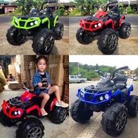 ราคา รถแบตเตอรี่เด็ก รถเด็กนั่ง Atv รุ่นมือบิด คันใหญ่ (1247264606)
