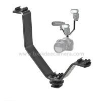 ราคา [ส่งเร็ว]Triple Mount Hot Shoe V Mount Bracket ราคาถูก (42377465449)
