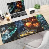 ราคา Anime World of Warcraft Deskmat แผ่นรองเมาส์สําหรับเล่นเกมอุปกรณ์เสริมคอมพิวเตอร์ XXL ล็อคขอบแป้นพิมพ์เม้าส์พรม Gamer เมาส์สํานักงาน Mats (55406845903)