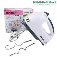 ราคา [KBM] SCARLETT 7 Speed Hand Mixer เครื่องผสมแป้งเค้กมัลติฟังก์ชั่น (51551278725)