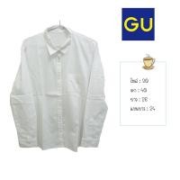 ราคา เสื้อเชิ้ตแขนยาว สีขาว แบรนด์ GU (L) (3066497099)