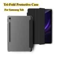 ราคา Tri Fold เคสแท็บเล็ต For Samsung Tab A9 Plus A8 Case Samsung Tab S10 S9 S8 Plus S6 Lite S7 Plus S7 FE S9 FE+ S10 FE (49007392026)