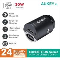 ราคา AUKEY Mini Car Charger CC-A4 2 Port PD + Quick Charge (24495700477)