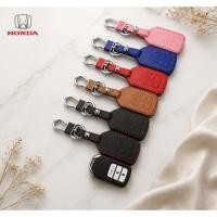 ราคา ซองหนังแท้ ใส่กุญแจรีโมทรถยนต์ รุ่นสีสัน Honda Civic Hatchback 2017-25 Smart Key 3 ปุ่ม (1939837003)