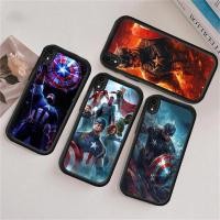 ราคา WB51 Marvel Captain America Casing สําหรับ Hp Plating iPhone XS 14 15 12 13 Pro Max วัสดุ TPU (58057405620)