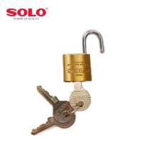 ราคา โจรไม่กล้า Solo No.8425 กุญแจคล้องทองเหลือง ระบบคีย์อะไลค์ ขนาด 25 มม. 3 ตัวชุด (29877621839)
