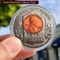 ราคา Cross-Border Final One-cent Tribute to Coins พิมพ์แบนสะสมของที่ระลึกของขวัญสร้างสรรค์ Challenge เหรียญโลหะ 1.21 (50505124516)