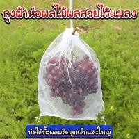 ราคา ถุงผ้าห่อผลไม้กันแมลง/Homelover.th/แบบตาข่ายมีหูรูดกันแมลง ขนาด15x25ซม น้ำไม่ขัง ลดการใช้สารเคมี (18289556538)