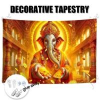 ราคา รูปเทพเจ้าหัวช้าง Ganesh และพระอิศวร ประดับด้วยผ้าแขวน หมายถึง โชคลาภและโชคลาภ ใช้สำหรับตกแต่งบ้านและกิจกรรมทางศาสนา (54656483404)
